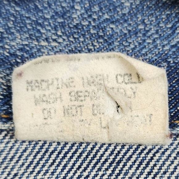 Vintage LEI Floral Denim Jacket - Picture 6 of 8